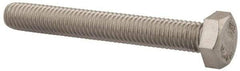 Value Collection - M8x1.25mm Metric Coarse, 60mm Length Under Head Hex Head Cap Screw - Fully Threaded, Grade 18-8 & Austenitic A2 Stainless Steel, Uncoated, 13mm Hex - Americas Industrial Supply