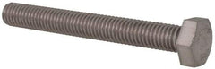 Value Collection - M8x1.25mm Metric Coarse, 65mm Length Under Head Hex Head Cap Screw - Fully Threaded, Grade 18-8 & Austenitic A2 Stainless Steel, Uncoated, 13mm Hex - Americas Industrial Supply