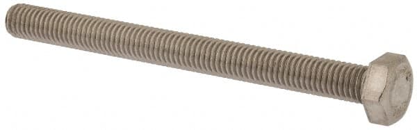 Value Collection - M8x1.25mm Metric Coarse, 90mm Length Under Head Hex Head Cap Screw - Fully Threaded, Grade 18-8 & Austenitic A2 Stainless Steel, Uncoated, 13mm Hex - Americas Industrial Supply