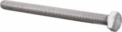 Value Collection - M8x1.25mm Metric Coarse, 100mm Length Under Head Hex Head Cap Screw - Fully Threaded, Grade 18-8 & Austenitic A2 Stainless Steel, Uncoated, 13mm Hex - Americas Industrial Supply