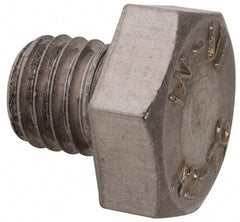 Value Collection - M10x1.50mm Metric Coarse, 10mm Length Under Head Hex Head Cap Screw - Fully Threaded, Grade 18-8 & Austenitic A2 Stainless Steel, Uncoated, 17mm Hex - Americas Industrial Supply