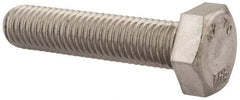 Value Collection - M10x1.50mm Metric Coarse, 45mm Length Under Head Hex Head Cap Screw - Fully Threaded, Grade 18-8 & Austenitic A2 Stainless Steel, Uncoated, 17mm Hex - Americas Industrial Supply