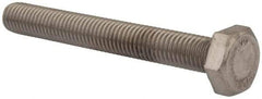 Value Collection - M10x1.50mm Metric Coarse, 80mm Length Under Head Hex Head Cap Screw - Fully Threaded, Grade 18-8 & Austenitic A2 Stainless Steel, Uncoated, 17mm Hex - Americas Industrial Supply