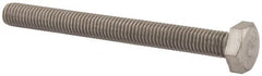 Value Collection - M10x1.50mm Metric Coarse, 100mm Length Under Head Hex Head Cap Screw - Fully Threaded, Grade 18-8 & Austenitic A2 Stainless Steel, Uncoated, 17mm Hex - Americas Industrial Supply
