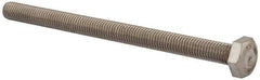 Value Collection - M10x1.50mm Metric Coarse, 140mm Length Under Head Hex Head Cap Screw - Fully Threaded, Grade 18-8 & Austenitic A2 Stainless Steel, Uncoated, 17mm Hex - Americas Industrial Supply