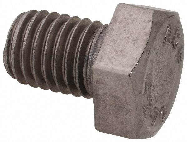 Value Collection - M12x1.75mm Metric Coarse, 16mm Length Under Head Hex Head Cap Screw - Fully Threaded, Grade 18-8 & Austenitic A2 Stainless Steel, Uncoated, 19mm Hex - Americas Industrial Supply