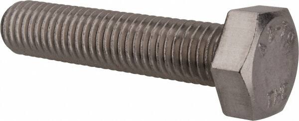 Value Collection - M12x1.75mm Metric Coarse, 55mm Length Under Head Hex Head Cap Screw - Americas Industrial Supply