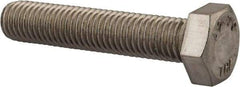 Value Collection - M12x1.75mm Metric Coarse, 60mm Length Under Head Hex Head Cap Screw - Fully Threaded, Grade 18-8 & Austenitic A2 Stainless Steel, Uncoated, 19mm Hex - Americas Industrial Supply