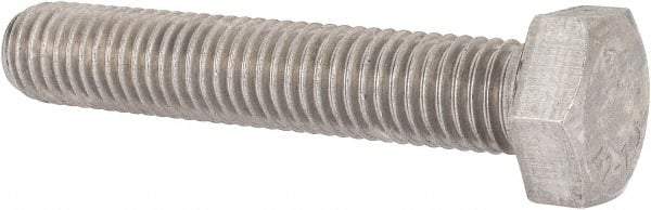 Value Collection - M12x1.75mm Metric Coarse, 65mm Length Under Head Hex Head Cap Screw - Fully Threaded, Grade 18-8 & Austenitic A2 Stainless Steel, Uncoated, 19mm Hex - Americas Industrial Supply