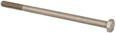 Value Collection - M6x1.00mm Metric Coarse, 110mm Length Under Head Hex Head Cap Screw - Partially Threaded, Grade 18-8 & Austenitic A2 Stainless Steel, Uncoated, 10mm Hex - Americas Industrial Supply