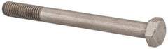 Value Collection - M8x1.25mm Metric Coarse, 85mm Length Under Head Hex Head Cap Screw - Partially Threaded, Grade 18-8 & Austenitic A2 Stainless Steel, Uncoated, 13mm Hex - Americas Industrial Supply