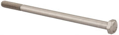 Value Collection - M8x1.25mm Metric Coarse, 140mm Length Under Head Hex Head Cap Screw - Partially Threaded, Grade 18-8 & Austenitic A2 Stainless Steel, Uncoated, 13mm Hex - Americas Industrial Supply