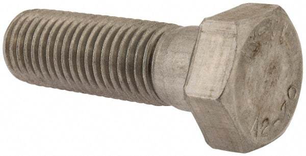 Value Collection - M24x3.00mm Metric Coarse, 75mm Length Under Head Hex Head Cap Screw - Partially Threaded, Grade 18-8 & Austenitic A2 Stainless Steel, Uncoated, 36mm Hex - Americas Industrial Supply