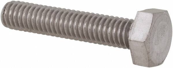 Value Collection - M4x0.70mm Metric Coarse, 20mm Length Under Head Hex Head Cap Screw - Fully Threaded, Grade 316 & Austenitic A4 Stainless Steel, Uncoated, 7mm Hex - Americas Industrial Supply