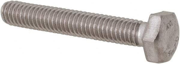Value Collection - M4x0.70mm Metric Coarse, 25mm Length Under Head Hex Head Cap Screw - Fully Threaded, Grade 316 & Austenitic A4 Stainless Steel, Uncoated, 7mm Hex - Americas Industrial Supply
