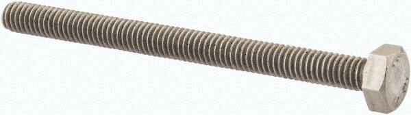 Value Collection - M4x0.70mm Metric Coarse, 50mm Length Under Head Hex Head Cap Screw - Americas Industrial Supply