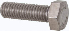 Value Collection - M5x0.80mm Metric Coarse, 16mm Length Under Head Hex Head Cap Screw - Fully Threaded, Grade 316 & Austenitic A4 Stainless Steel, Uncoated, 8mm Hex - Americas Industrial Supply