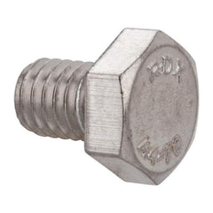 Value Collection - M6x1.00mm Metric Coarse, 8mm Length Under Head Hex Head Cap Screw - Fully Threaded, Grade 316 & Austenitic A4 Stainless Steel, Uncoated, 10mm Hex - Americas Industrial Supply