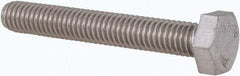 Value Collection - M6x1.00mm Metric Coarse, 40mm Length Under Head Hex Head Cap Screw - Fully Threaded, Grade 316 & Austenitic A4 Stainless Steel, Uncoated, 10mm Hex - Americas Industrial Supply