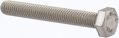 Value Collection - M6x1.00mm Metric Coarse, 45mm Length Under Head Hex Head Cap Screw - Fully Threaded, Grade 316 & Austenitic A4 Stainless Steel, Uncoated, 10mm Hex - Americas Industrial Supply