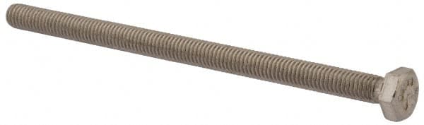 Value Collection - M6x1.00mm Metric Coarse, 100mm Length Under Head Hex Head Cap Screw - Fully Threaded, Grade 316 & Austenitic A4 Stainless Steel, Uncoated, 10mm Hex - Americas Industrial Supply