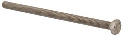 Value Collection - M6x1.00mm Metric Coarse, 100mm Length Under Head Hex Head Cap Screw - Fully Threaded, Grade 316 & Austenitic A4 Stainless Steel, Uncoated, 10mm Hex - Americas Industrial Supply