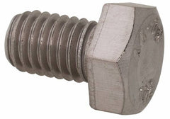 Value Collection - M8x1.25mm Metric Coarse, 12mm Length Under Head Hex Head Cap Screw - Fully Threaded, Grade 316 & Austenitic A4 Stainless Steel, Uncoated, 13mm Hex - Americas Industrial Supply