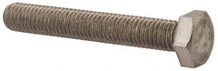 Value Collection - M8x1.25mm Metric Coarse, 55mm Length Under Head Hex Head Cap Screw - Fully Threaded, Grade 316 & Austenitic A4 Stainless Steel, Uncoated, 13mm Hex - Americas Industrial Supply