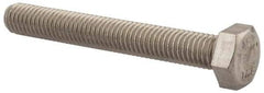 Value Collection - M8x1.25mm Metric Coarse, 60mm Length Under Head Hex Head Cap Screw - Fully Threaded, Grade 316 & Austenitic A4 Stainless Steel, Uncoated, 13mm Hex - Americas Industrial Supply