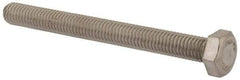 Value Collection - M8x1.25mm Metric Coarse, 80mm Length Under Head Hex Head Cap Screw - Fully Threaded, Grade 316 & Austenitic A4 Stainless Steel, Uncoated, 13mm Hex - Americas Industrial Supply