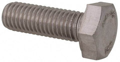 Value Collection - M10x1.50mm Metric Coarse, 30mm Length Under Head Hex Head Cap Screw - Fully Threaded, Grade 316 & Austenitic A4 Stainless Steel, Uncoated, 17mm Hex - Americas Industrial Supply