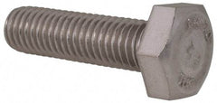Value Collection - M10x1.50mm Metric Coarse, 35mm Length Under Head Hex Head Cap Screw - Fully Threaded, Grade 316 & Austenitic A4 Stainless Steel, Uncoated, 17mm Hex - Americas Industrial Supply