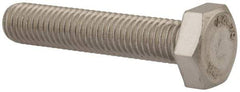 Value Collection - M10x1.50mm Metric Coarse, 50mm Length Under Head Hex Head Cap Screw - Fully Threaded, Grade 316 & Austenitic A4 Stainless Steel, Uncoated, 17mm Hex - Americas Industrial Supply