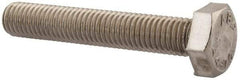 Value Collection - M10x1.50mm Metric Coarse, 60mm Length Under Head Hex Head Cap Screw - Fully Threaded, Grade 316 & Austenitic A4 Stainless Steel, Uncoated, 17mm Hex - Americas Industrial Supply