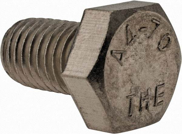 Value Collection - M12x1.75mm Metric Coarse, 20mm Length Under Head Hex Head Cap Screw - Fully Threaded, Grade 316 & Austenitic A4 Stainless Steel, Uncoated, 19mm Hex - Americas Industrial Supply