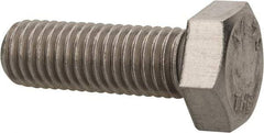 Value Collection - M12x1.75mm Metric Coarse, 35mm Length Under Head Hex Head Cap Screw - Fully Threaded, Grade 316 & Austenitic A4 Stainless Steel, Uncoated, 19mm Hex - Americas Industrial Supply