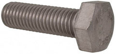 Value Collection - M12x1.75mm Metric Coarse, 40mm Length Under Head Hex Head Cap Screw - Fully Threaded, Grade 316 & Austenitic A4 Stainless Steel, Uncoated, 19mm Hex - Americas Industrial Supply