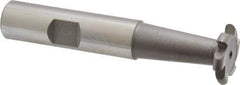 Value Collection - 1/16" Radius, 1/8" Circle Diam, 3/4" Cutter Diam, Shank Connection, Convex Radius Cutter - 1/2" Shank Diam, 3" OAL, High Speed Steel, Uncoated, 6 Teeth, Weldon Flat - Americas Industrial Supply