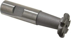 Value Collection - 1/8" Radius, 1/4" Circle Diam, 1-1/4" Cutter Diam, Shank Connection, Convex Radius Cutter - 3/4" Shank Diam, 3-1/2" OAL, High Speed Steel, Uncoated, 6 Teeth, Weldon Flat - Americas Industrial Supply