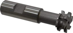 Value Collection - 1/8" Radius, 1/4" Circle Diam, 1" Cutter Diam, 1/8" Cutting Width, Shank Connection, Concave Radius Cutter - 3/4" Shank Diam, 3-1/2" OAL, High Speed Steel, Uncoated, 6 Teeth, Weldon Flat - Americas Industrial Supply