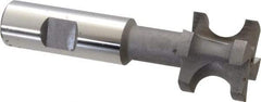 Value Collection - 5/16" Radius, 5/8" Circle Diam, 1-1/4" Cutter Diam, Shank Connection, Concave Radius Cutter - 3/4" Shank Diam, 4" OAL, High Speed Steel, Uncoated, 4 Teeth, Weldon Flat - Americas Industrial Supply