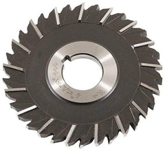 Keo - 4" Blade Diam x 1/4" Blade Thickness, 1" Hole, 32 Teeth, High Speed Steel Side Chip Saw - Staggered Tooth, Arbor Connection, Right Hand Cut, Uncoated - Americas Industrial Supply