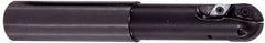 Tungaloy - 1" Cut Diam, 1.614" Max Depth of Cut, 1" Shank Diam, 6.53" OAL, Indexable Ball Nose End Mill - 4-1/4" Head Length, Straight Shank, EBP Toolholder, DCMW 11T304, ZPET 100 Insert - Americas Industrial Supply