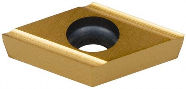 Tungaloy - DCGT070201 FRJ10 Grade J740 Carbide Turning Insert - Uncoated, 55° Diamond, 1/4" Inscr Circle, 3/32" Thick, 0.0039" Corner Radius - Americas Industrial Supply