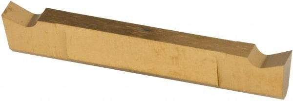 Tungaloy - JCGN200 F J740 Grade, 0.0787" Cutting Width, Carbide Cutoff Insert - 8° Right Hand Lead Angle, 0.002" Cnr Rad - Americas Industrial Supply