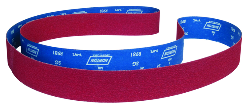 2 x 132" - 36 Grit - Ceramic Alumina Belt - Americas Industrial Supply