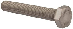 Value Collection - M12x1.75mm Metric Coarse, 75mm Length Under Head Hex Head Cap Screw - Fully Threaded, Grade 316 & Austenitic A4 Stainless Steel, Uncoated, 19mm Hex - Americas Industrial Supply
