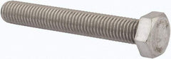 Value Collection - M12x1.75mm Metric Coarse, 80mm Length Under Head Hex Head Cap Screw - Fully Threaded, Grade 316 & Austenitic A4 Stainless Steel, Uncoated, 19mm Hex - Americas Industrial Supply