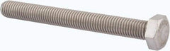 Value Collection - M12x1.75mm Metric Coarse, 110mm Length Under Head Hex Head Cap Screw - Fully Threaded, Grade 316 & Austenitic A4 Stainless Steel, Uncoated, 19mm Hex - Americas Industrial Supply