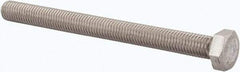 Value Collection - M12x1.75mm Metric Coarse, 140mm Length Under Head Hex Head Cap Screw - Fully Threaded, Grade 316 & Austenitic A4 Stainless Steel, Uncoated, 19mm Hex - Americas Industrial Supply